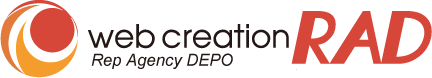 web creation RAD。 Rep Agency DEPO。 販売代理店、商材の販売代行を募集。